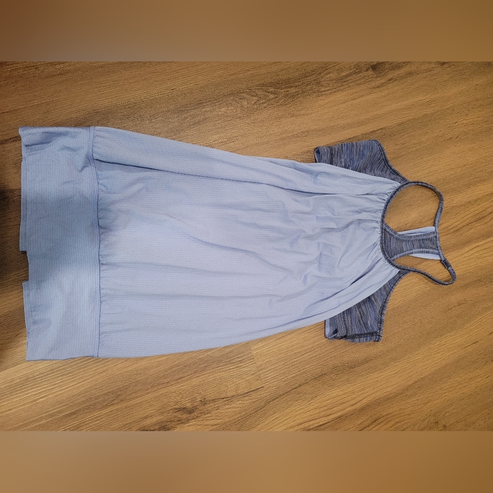 Lululemon no limits tank top purple 8 like new bra top